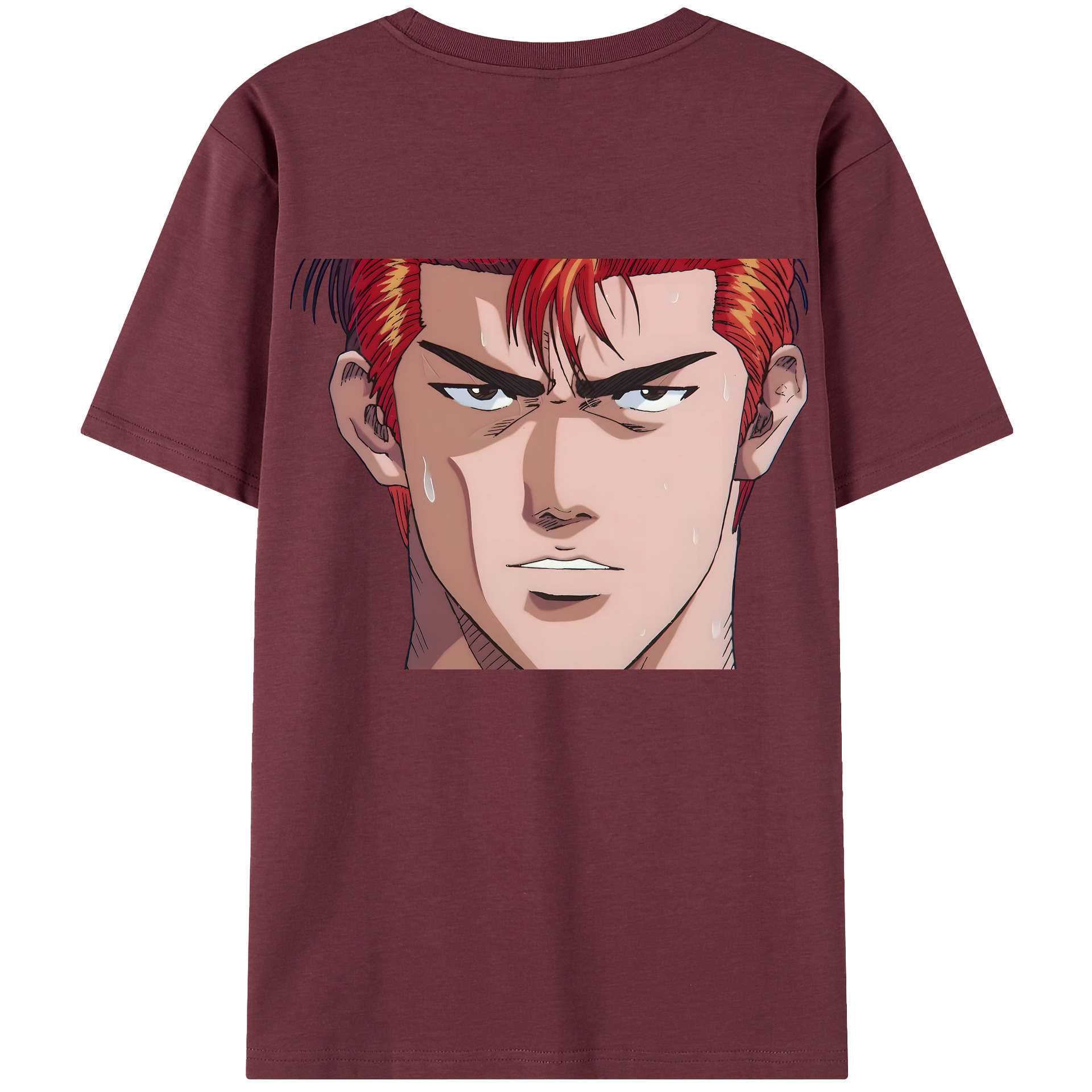 SLAM DUNK／スラムダンク 綿100％半袖Tシャツ（背面プリント）